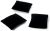 Jewelry Display Pillows 3.25 X 3.25 X 1 Inches Black Velvet