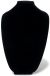 3D Necklace Display Form 15 Inches Black Velvet