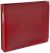 We R Classic Leather DRing Album 12 X 12 Inches Real Red