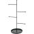 Jewelry Display Stand with Rungs Iron 16.5 X 6.5 Inches Black