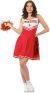 Karnival Costumes RED CHEERLEADER Adult M