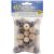 Round Wood Beads 20 mm Earth Tones
