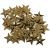 Star Sequins Gold 18mm