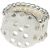 Stretch Ring Silver Round