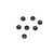 Cupped Sequins Black 5mm