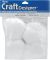 Acrylic Pom Poms White 3 Inches