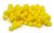Acrylic Pom Poms Yellow 0.25 Inches