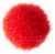 Acrylic Pom Poms Red 7mm