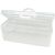 Plastic Craft Hobby Tote Clear 13.5 X 5.5 X 5.5 Inches