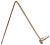 Easel Metal Display Stand Gold 6 Inches