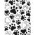 Embossing Folder Paw Print Background 4.25 X 5.75 Inches