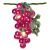 Novelty Light Set Red Grape Clusters 6 Feet