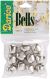 Jingle Bells Silver 0.75 Inch