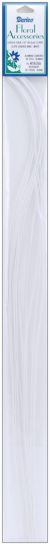 Cloth Covered Stem Wire 32 Gauge 18 Inches White