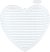 Plastic Canvas Shapes Hearts 3 Inches Clear