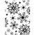 Embossing Folder Snowflake 4.25 X 5.75 Inches