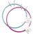 Spring Tension Hoop 7 Inches Assorted Colors