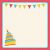 Scrapbook Paper 3D Birthday Cake 12 X 12 Inches