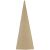 Paper Mache Triangle Cone 6 X 6 X 18 Inches