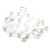 Acrylic Flower Pearl Mix White