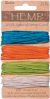 Hemp Cord Set Assorted Bright Colors 120 feet