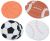 Shapes Bases Assorted Sports Balls