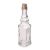 Darice Glass Bottle Square Clear 5 inches 1 Pack of 6 Pieces