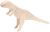 Unfinished Wood Wiggle Animal Dinosaur 8 X 1.5 Inches