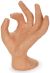 Paper Mache Hand 7 Inches