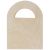 Unfinished Wood Favor Box with Handle 4.25 Inches X 5.3 Inches