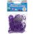 Stretch Band Bracelet Loops With S Clips Purple