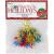Plastic Christmas Tree Bulbs 8 mm Flame Multicolor