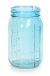 Colored Glass Mason Jars Translucent Blue 3.5 X 6.5 Inches