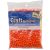 Pony Beads Neon Orange 6mm X ?9mm