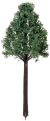 Diorama Tree with Powder Leaves 3.13 Inches
