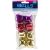 Jingle Bells 35mm Gold and Red and Pink
