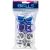 Jingle Bells 35mm Silver Purple and Blue
