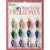 Plastic Metallic Christmas Tree Bulbs 1 Inches Flame Multicolor