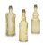 Darice Glass Bottles Assorted Amber With Cork 6.5 Inches High