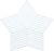 Plastic Canvas Shape Stars 3.25 Inches Clear
