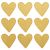 Lucky Dip Collection Foil Stickers Gold Hearts