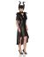 Womens Disney Maleficent Movie Maleficent Christening Deluxe Womens Glam Gown Costume Black Large 12 14