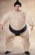 Costume Inflatable Sumo Costume with Battery Operated Fan One Size
