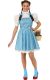 Costume Womens Wizard Of Oz Adult Dorothy Dress And Hair Bows Standard