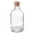 Clear Glass Small Neck Bottle with Cork 5 inches