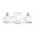 Victoria Lynnunity Candle Set Double Heart Silver