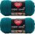 Spinrite Red Heart Super Saver Yarn Real Teal Pack of 2 Skein