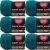 Spinrite Red Heart Super Saver Yarn Real Teal Pack of 6 Skein