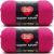 Spinrite Red Heart Super Saver Yarn Shocking Pink Pack of 2 Skein