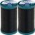 Spinrite Coats Outdoor Living Thread Mini King Spool 200yd Black 1 Pack of 2 Piece